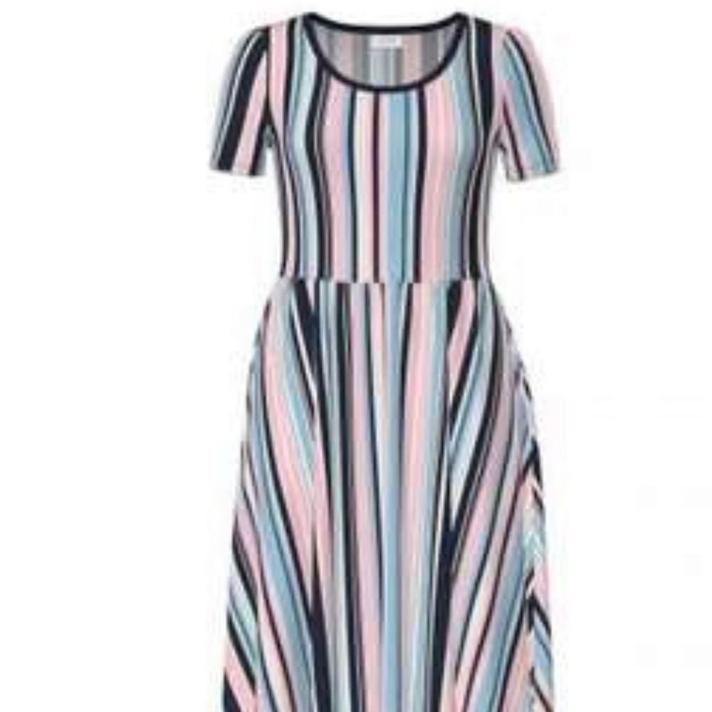 Lularoe Riley dress. New without tags size large but fits like an Xl or 1X